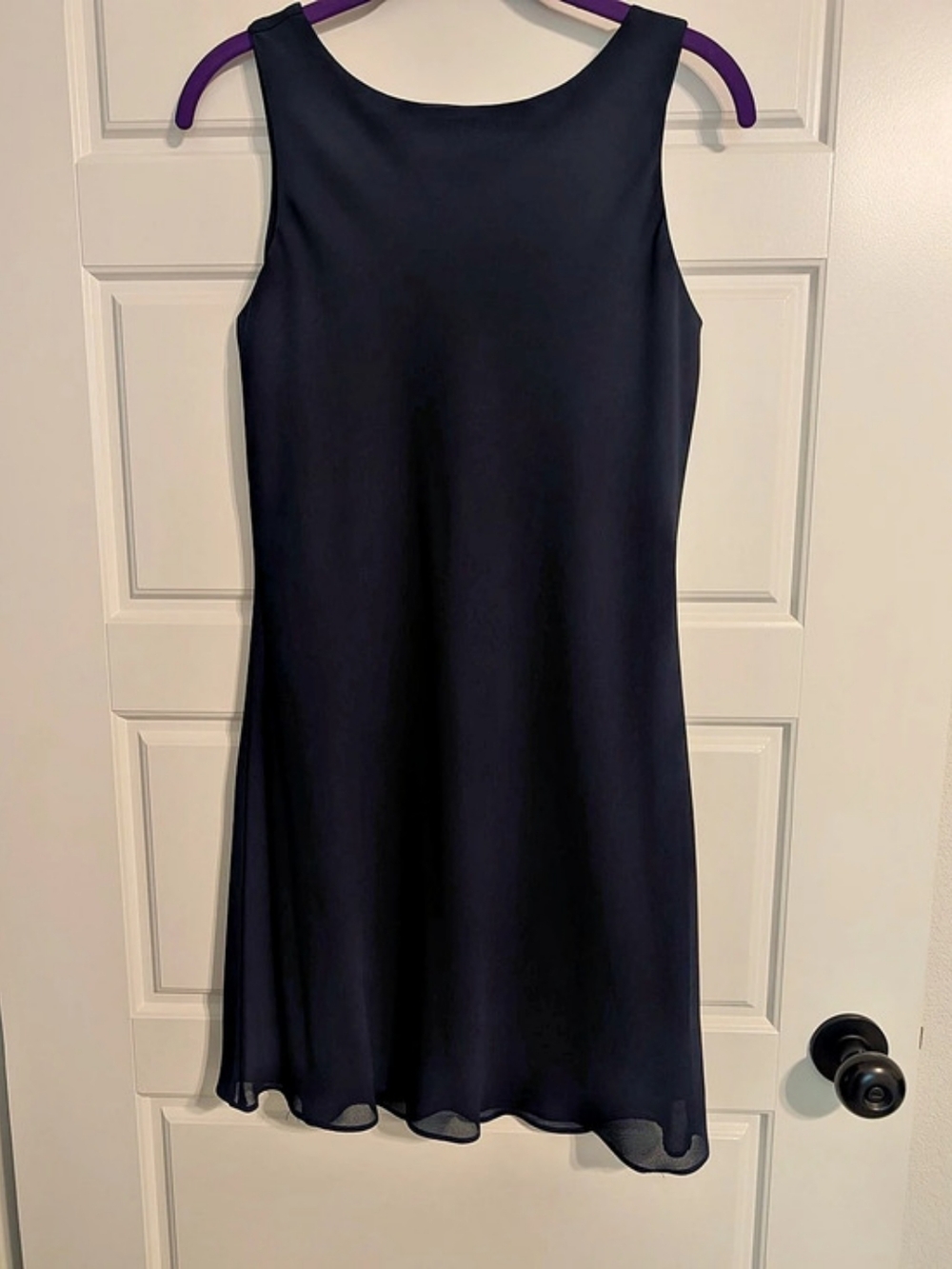 Alynn Paige Black Draped Overlay Dress Size 5/6 Like New